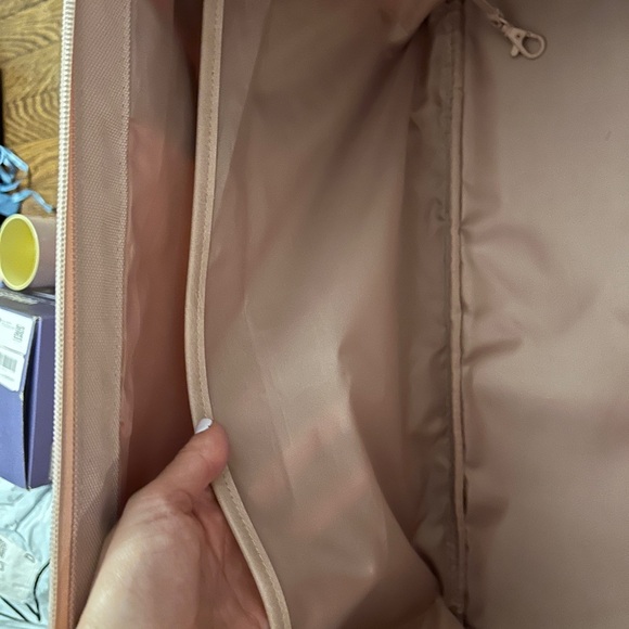 BEIS Blush Pink Convertible Weekender - Picture 7 of 16